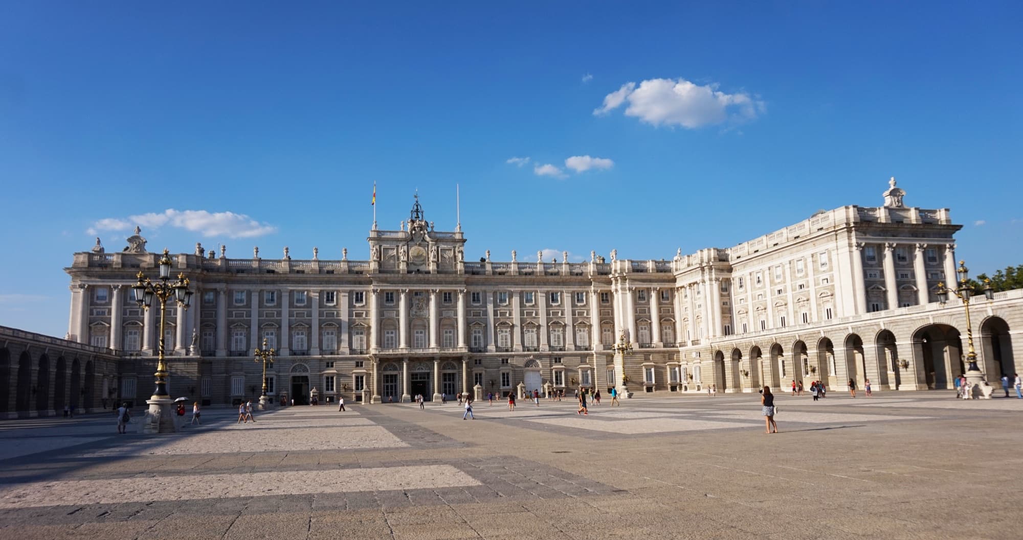 The Royal Palace in Madrid, used as a central Spain itinerary image.