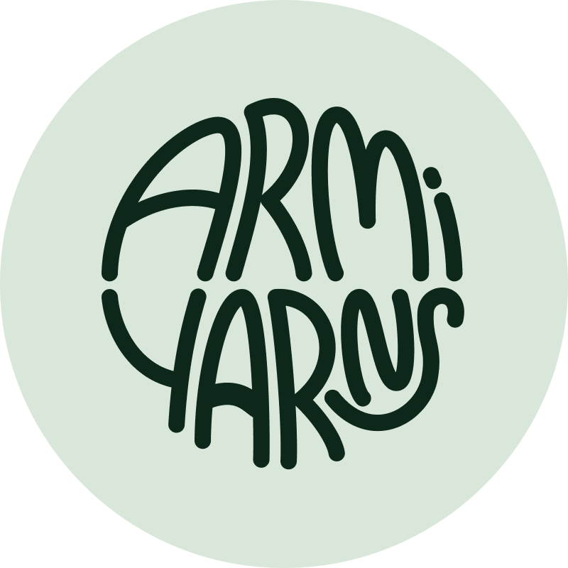 Armi Yarns shop logo.