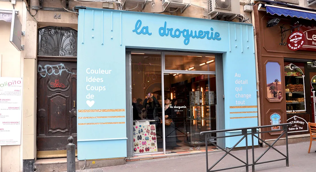 La Droguerie Marseille storefront.