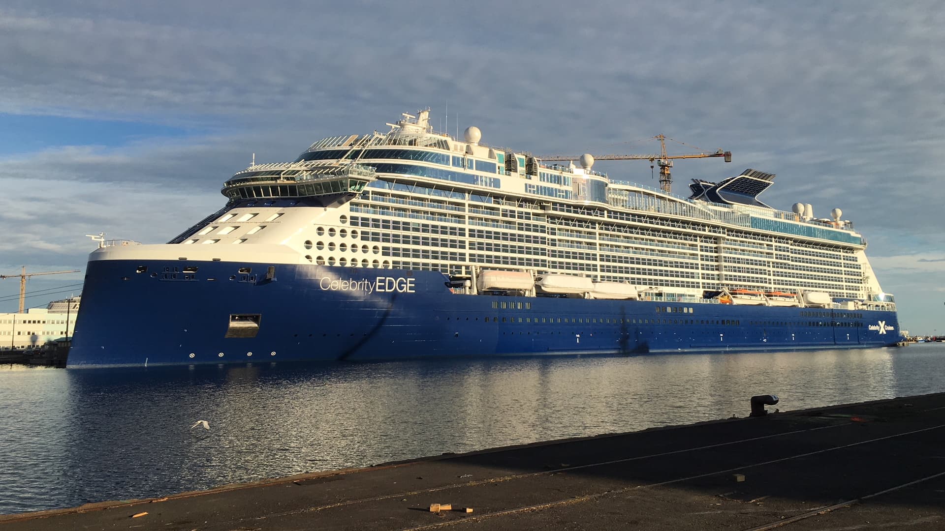 Celebrity Edge cruise ship.