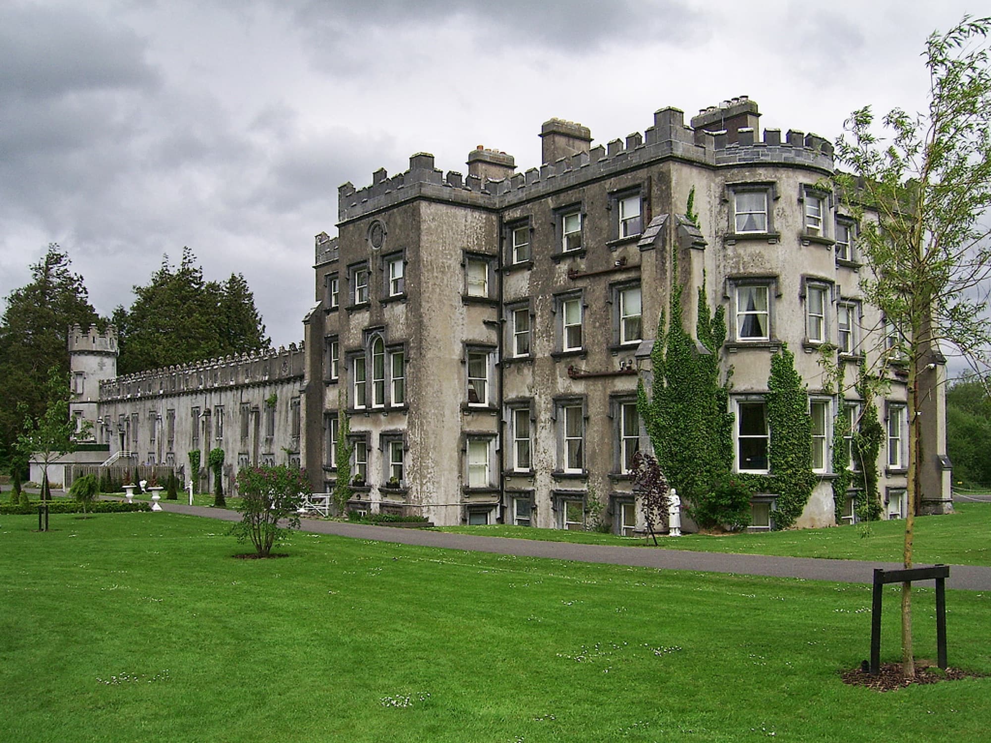 Ballyseede Castle in County Kerry, Ireland.