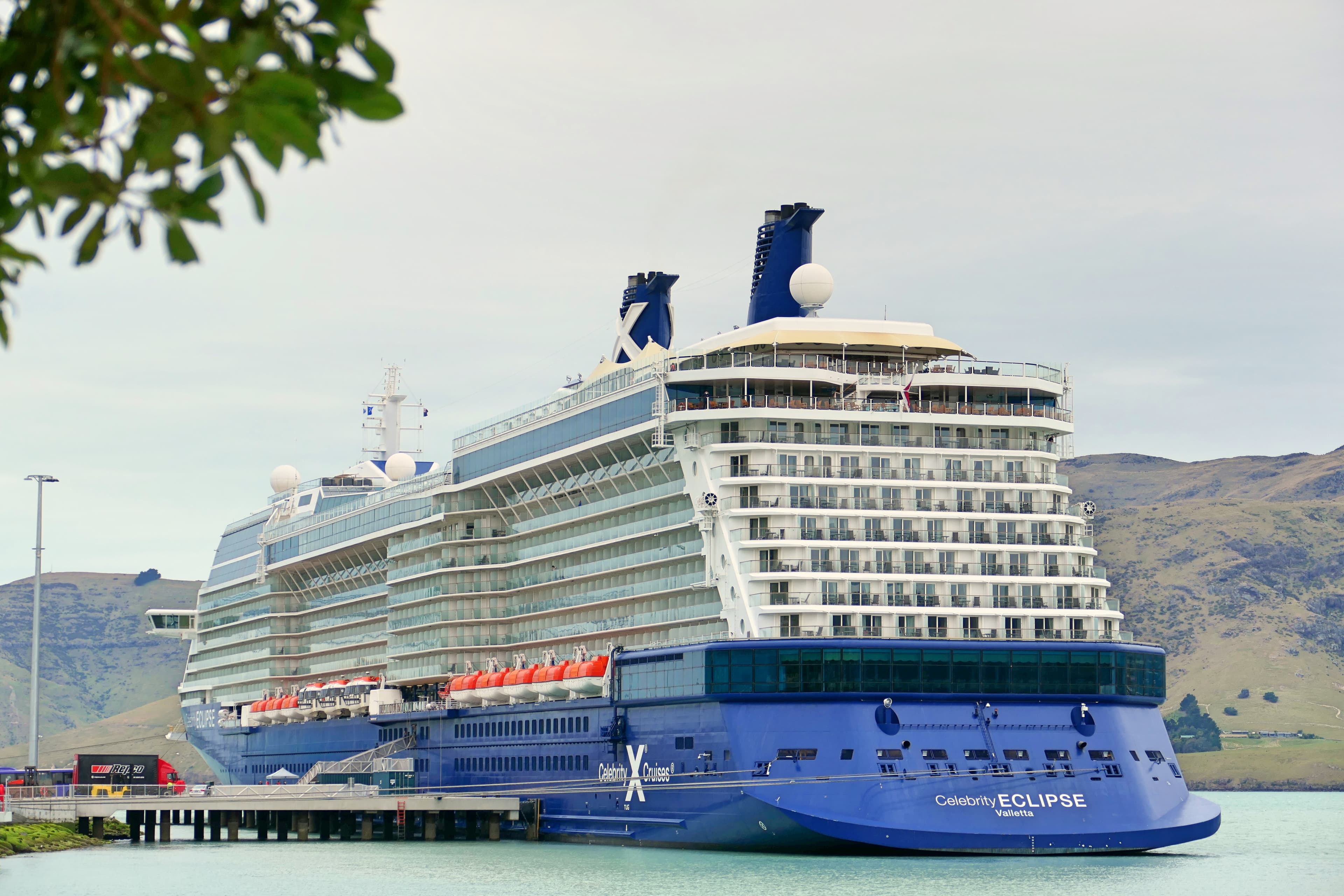 Celebrity Eclipse cruise ship on an Eastern Mediterranean route.