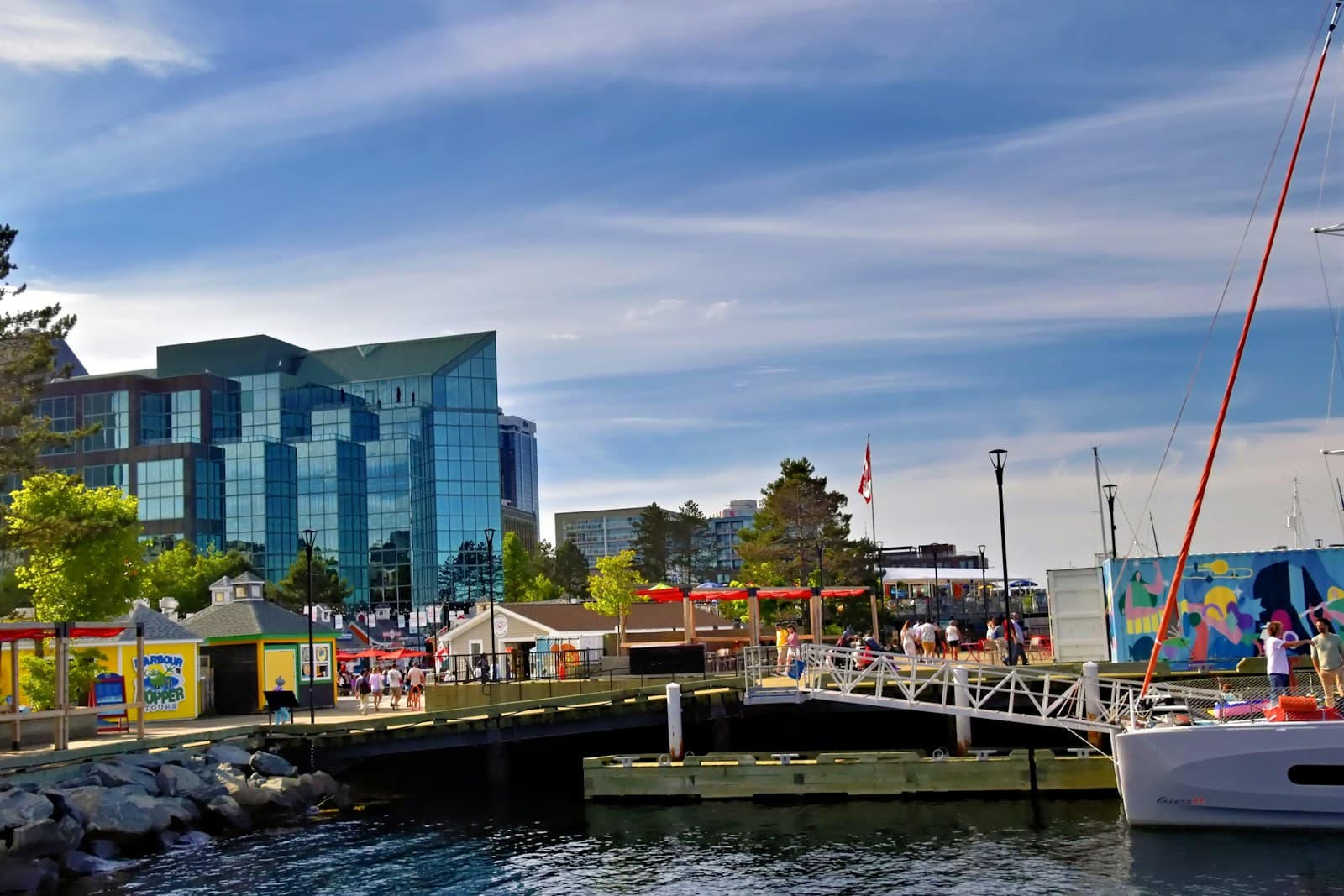 Halifax waterfront near the harbour.