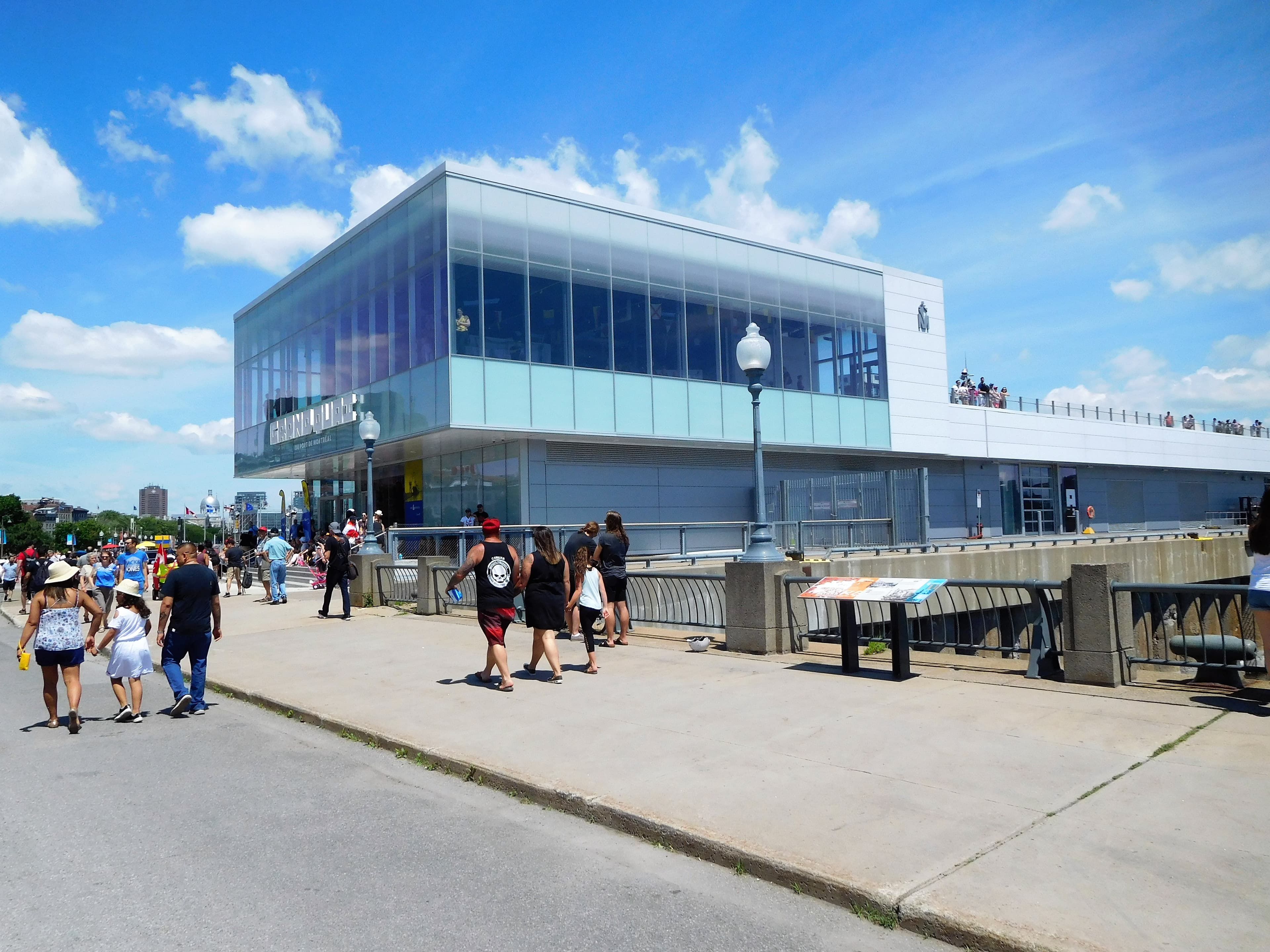 Grand Quay of the Port of Montreal.