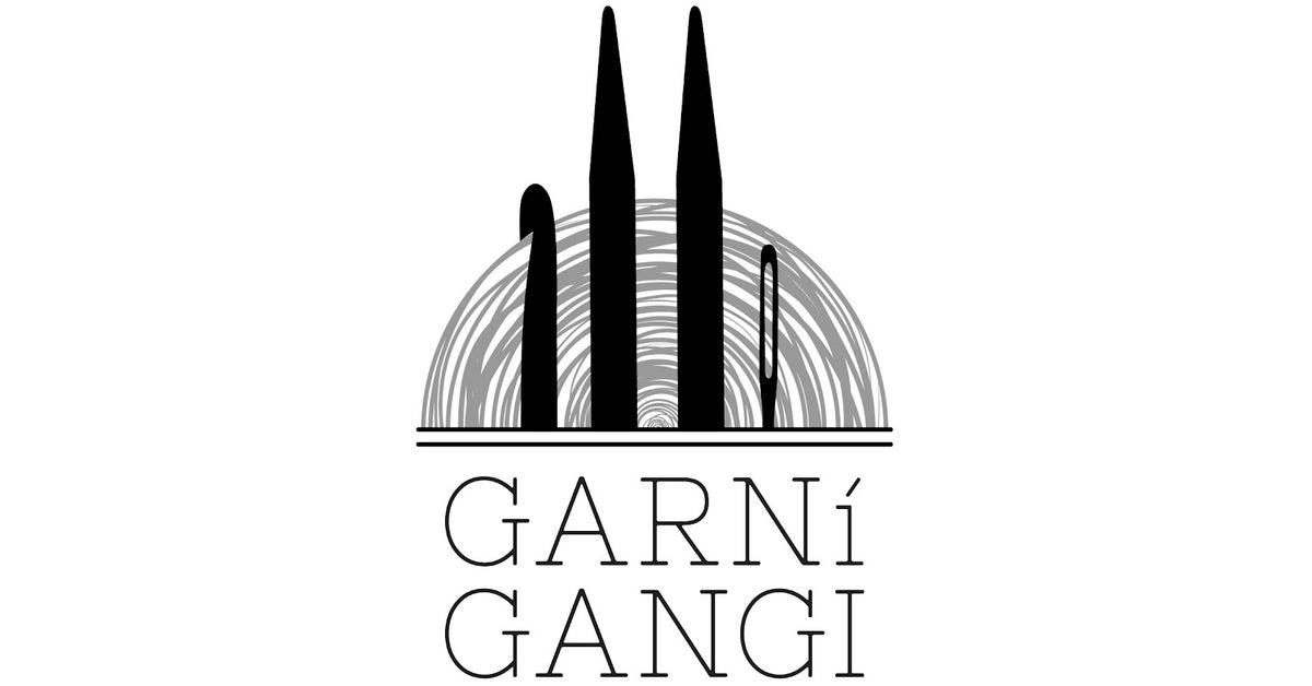 Garn í gangi yarn shop logo.