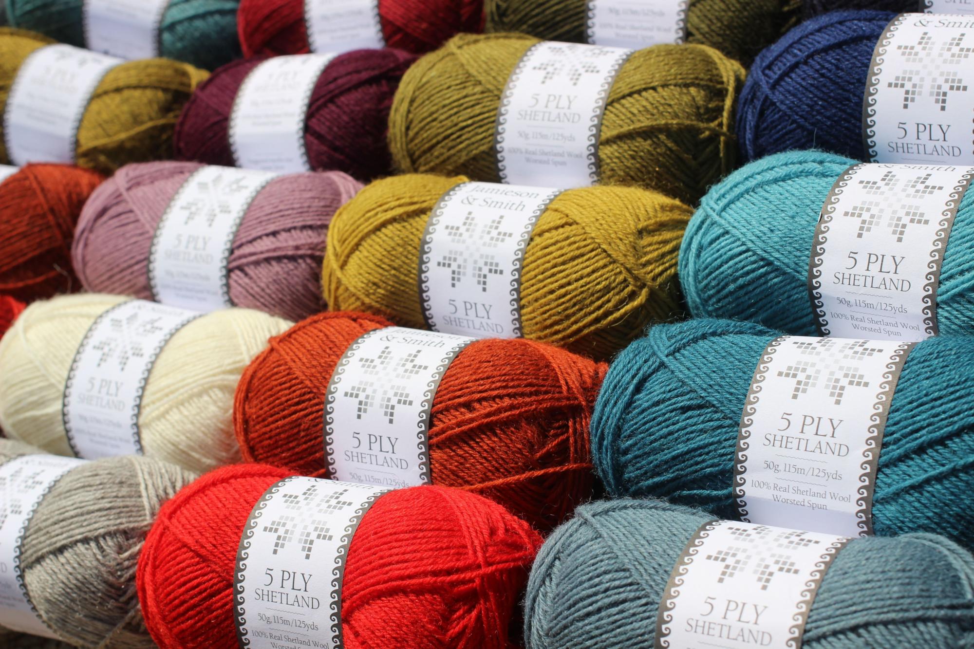Official yarn image from Jamieson & Smith Shetland Wool Brokers.