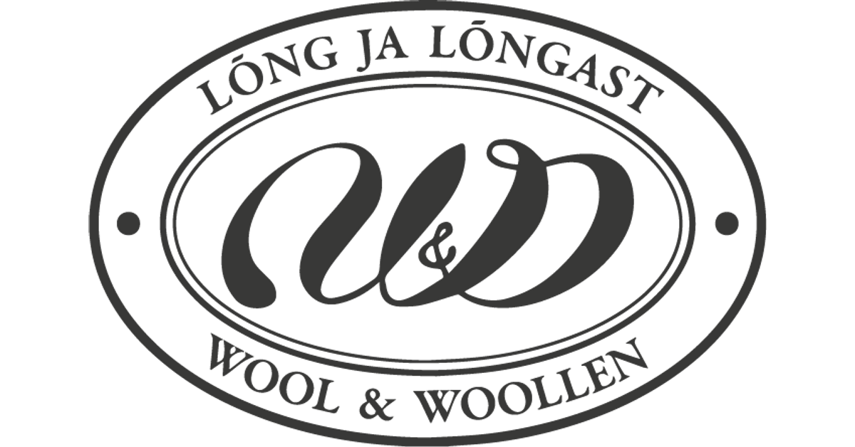 Wool & Woollen yarn shop brand mark.